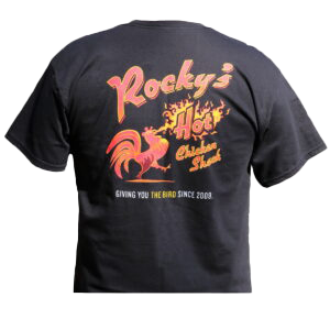 Black on Back! Classic Rocky's Logo
