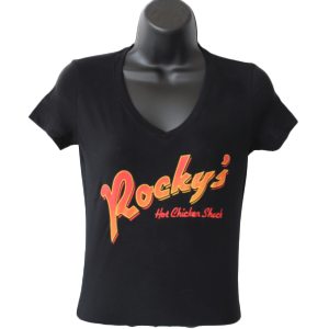 Black on front! Classic Rocky's Logo